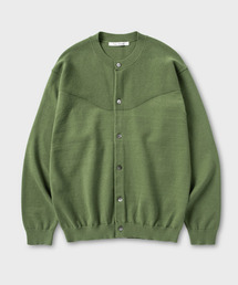 NONBLANK（ノンブランク）の「ラウンドカーディガンニット_GREEN（カーディガン/ボレロ）」