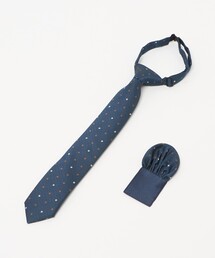 green label relaxing（グリーンレーベルリラクシング）の「ネクタイ チーフ セット（ドット） / キッズ 手洗い可能（ネクタイ）」