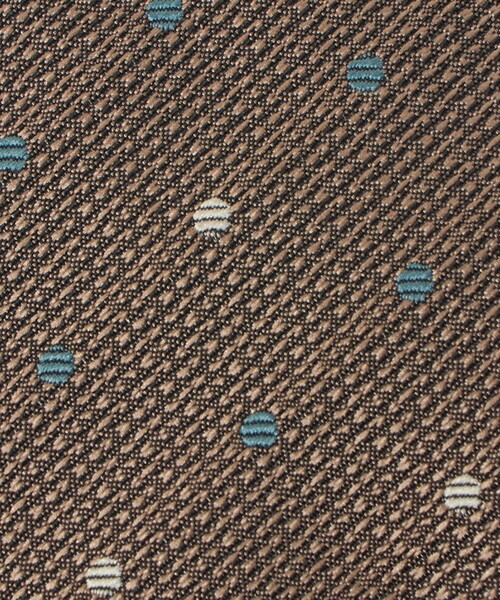 green label relaxing（グリーンレーベルリラクシング）の「ネクタイ チーフ セット（ドット） / キッズ 手洗い可能（ネクタイ・キッズ・コバルトブルー/ブラウン系・M/L）」の8枚目の写真