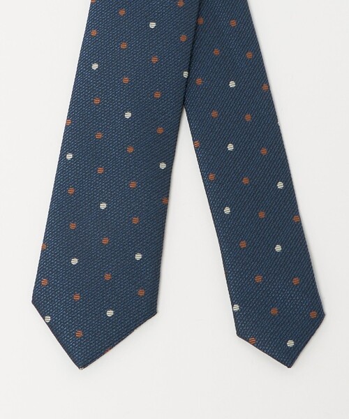 green label relaxing（グリーンレーベルリラクシング）の「ネクタイ チーフ セット（ドット） / キッズ 手洗い可能（ネクタイ・キッズ・コバルトブルー/ブラウン系・M/L）」の16枚目の写真