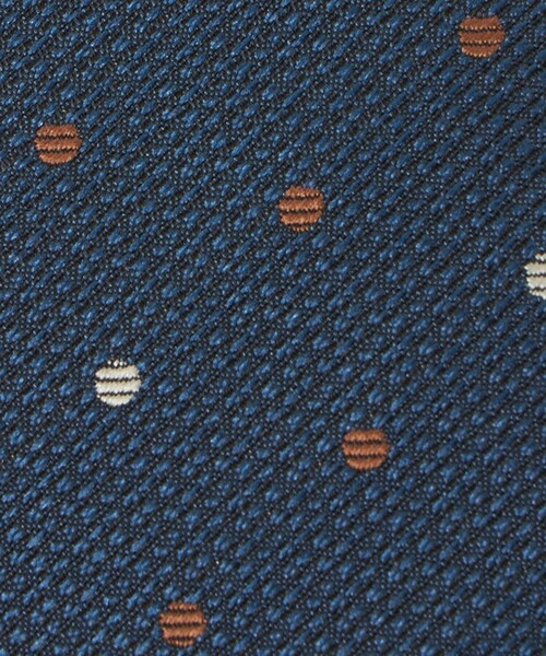 green label relaxing（グリーンレーベルリラクシング）の「ネクタイ チーフ セット（ドット） / キッズ 手洗い可能（ネクタイ・キッズ・コバルトブルー/ブラウン系・M/L）」の17枚目の写真