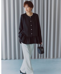 A part by（アパートバイ）の「【セレモニー】Ｃ＊フレアジャケットセットアップ（パンツドレス・レディース）」