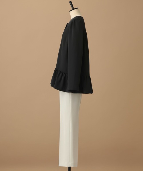 A part by（アパートバイ）の「【セレモニー】Ｃ＊フレアジャケットセットアップ（スーツセット・レディース・ブラック/ネイビー・SMALL/MEDIUM）」の3枚目の写真