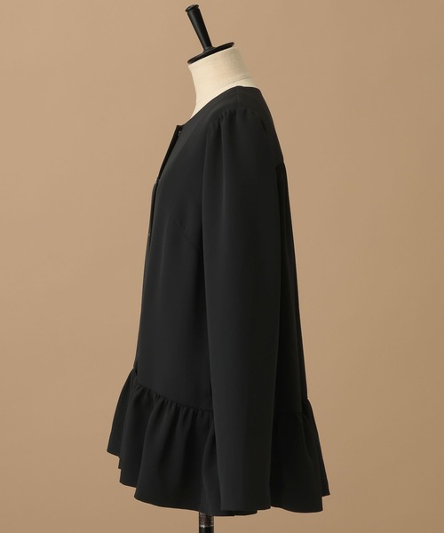 A part by（アパートバイ）の「【セレモニー】Ｃ＊フレアジャケットセットアップ（スーツセット・レディース・ブラック/ネイビー・SMALL/MEDIUM）」の6枚目の写真