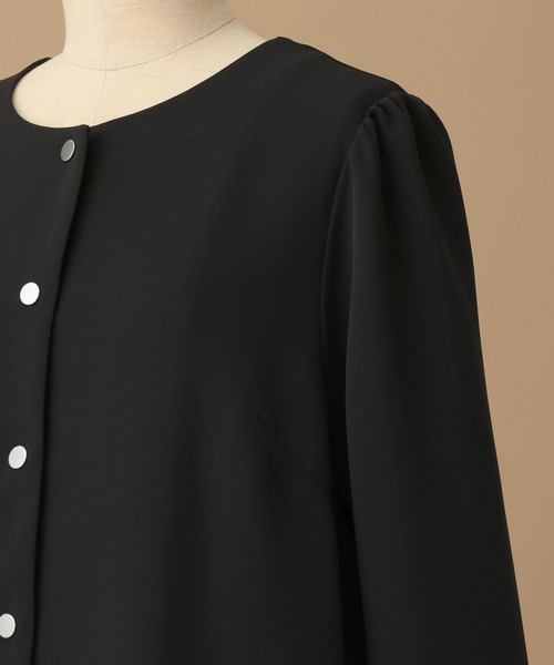 A part by（アパートバイ）の「【セレモニー】Ｃ＊フレアジャケットセットアップ（スーツセット・レディース・ブラック/ネイビー・SMALL/MEDIUM）」の9枚目の写真