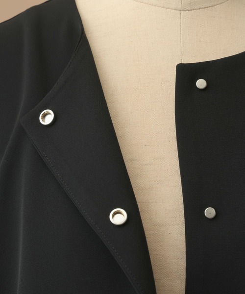 A part by（アパートバイ）の「【セレモニー】Ｃ＊フレアジャケットセットアップ（スーツセット・レディース・ブラック/ネイビー・SMALL/MEDIUM）」の14枚目の写真