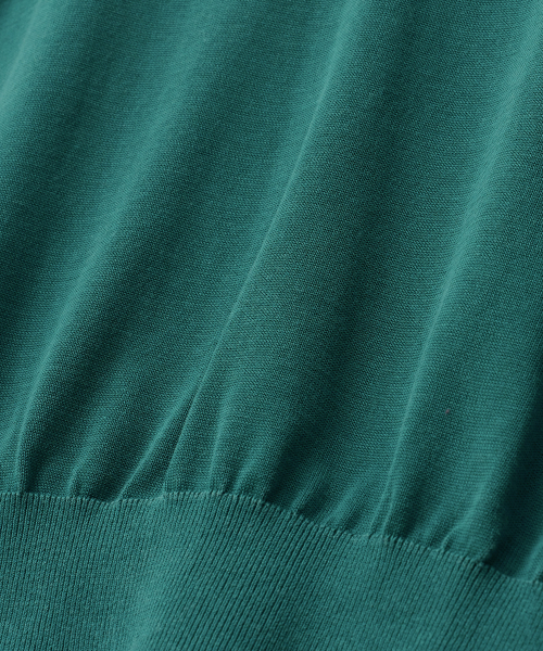 ANOTHER OFFICE WOMEN（アナザー オフィス ウーマン）の「w. Layer Silk Knit Vest (Turquise)（ベスト・レディース・その他・0）」の3枚目の写真