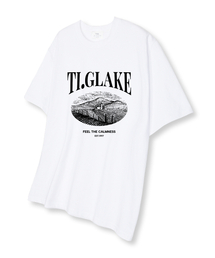 グラスランド オーバーサイズ 半袖Tシャツ ホワイト