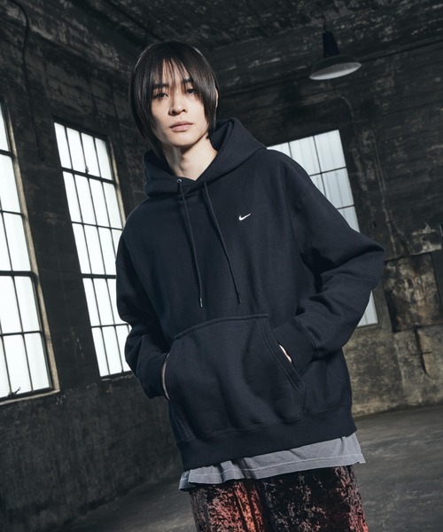 ナイキ ソロ スウッシュ メンズ プルオーバー パーカー / Nike Solo