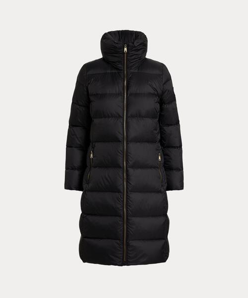 セール】ファネルネック キルテッド ダウン コート（ダウンジャケット