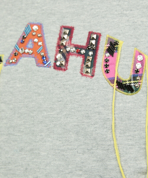 Freada（フリーダ）の「Freada/フリーダ ワッペンビジューロゴスウェット（スウェット・レディース・グレー/ブラウン・ONE SIZE）」の14枚目の写真