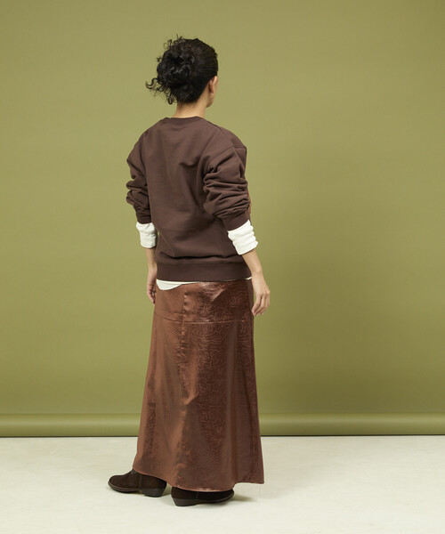 Freada（フリーダ）の「Freada/フリーダ ワッペンビジューロゴスウェット（スウェット・レディース・グレー/ブラウン・ONE SIZE）」の22枚目の写真