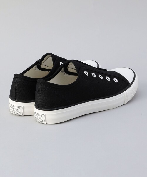 coen（コーエン）の「キャンバススリッポン（WEB限定サイズあり）（スリッポン・レディース・オフホワイト/ブラック・22.5cm/23cm/23.5cm/24cm/24.5cm）」の11枚目の写真