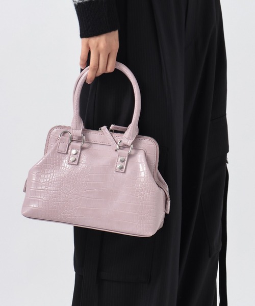 PAGEBOY（ページボーイ）の「ガマグチショルダーBAG（ハンドバッグ・レディース・ネイビー/ピンク・FREE）」の9枚目の写真