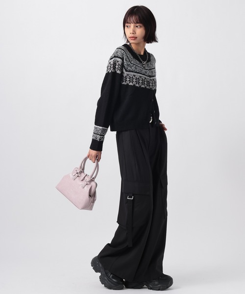 PAGEBOY（ページボーイ）の「ガマグチショルダーBAG（ハンドバッグ・レディース・ネイビー/ピンク・FREE）」の10枚目の写真