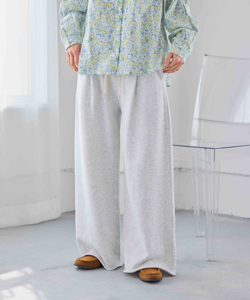 Champion（チャンピオン）の「Champion for studio CLIPスウェットパンツ（スウェットパンツ・レディース・ヘザーグレー/ブラック/アイボリー・FREE/PF）」の2枚目の写真