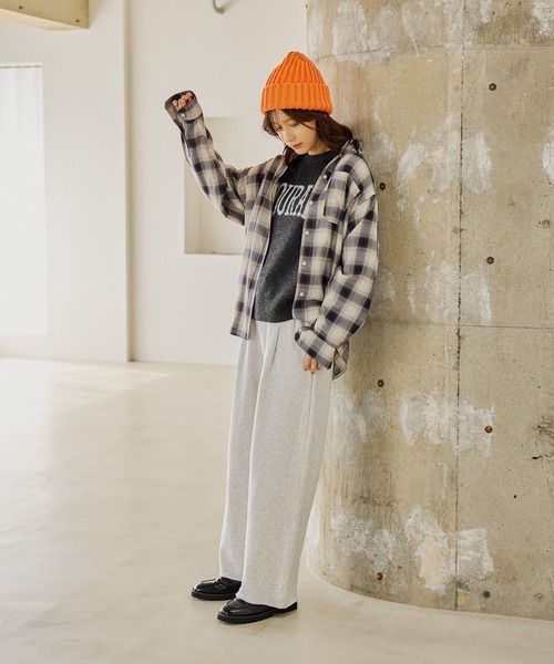 Champion（チャンピオン）の「Champion for studio CLIPスウェットパンツ（スウェットパンツ・レディース・ヘザーグレー/ブラック/アイボリー・FREE/PF）」の11枚目の写真