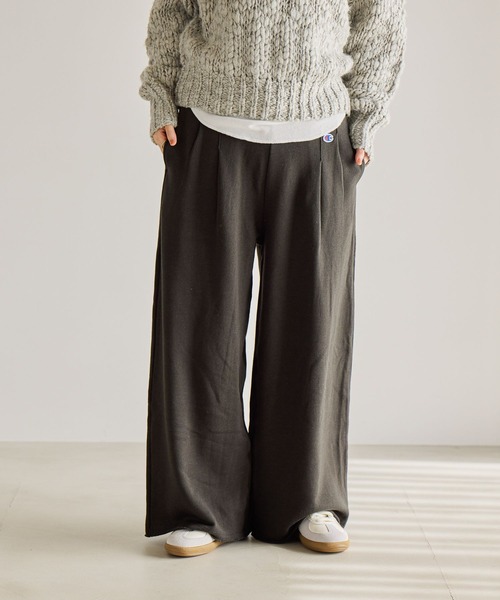 Champion（チャンピオン）の「Champion for studio CLIPスウェットパンツ（スウェットパンツ・レディース・ヘザーグレー/ブラック/アイボリー・FREE/PF）」の13枚目の写真