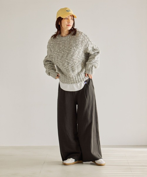 Champion（チャンピオン）の「Champion for studio CLIPスウェットパンツ（スウェットパンツ・レディース・ヘザーグレー/ブラック/アイボリー・FREE/PF）」の20枚目の写真