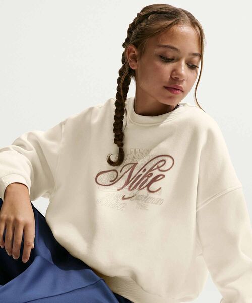 ナイキ スポーツウェア クラブ フリース ジュニア (ガールズ) ボクシー