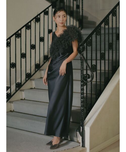 LAGUNAMOON（ラグナムーン）の「LADYカットジャガードベアパンツドレス