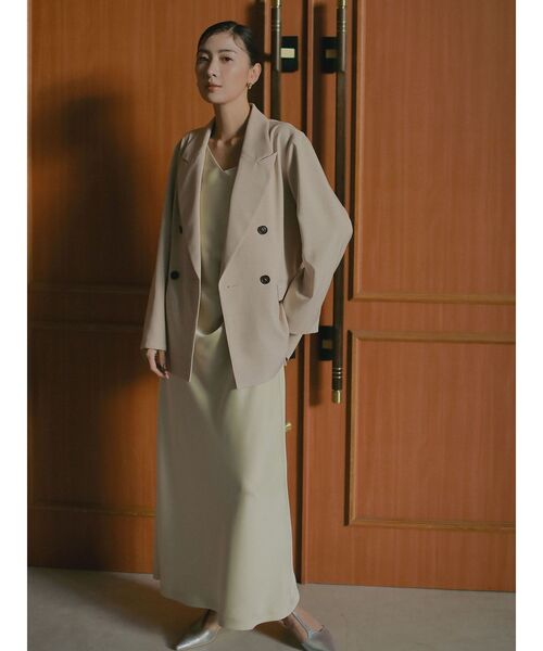 LAGUNAMOON(ラグナムーン)の「【ソンイさんコラボ】LADYチュールショールキャミドレス 結婚式 お呼ばれ(ドレス・レディース・チャコールグレー/イエロー・MEDIUM/SMALL)」の14枚目の写真