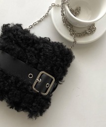 anyonemore（エニワンモア）の「ボアベルトチェーンミニバッグ（ショルダーバッグ）」