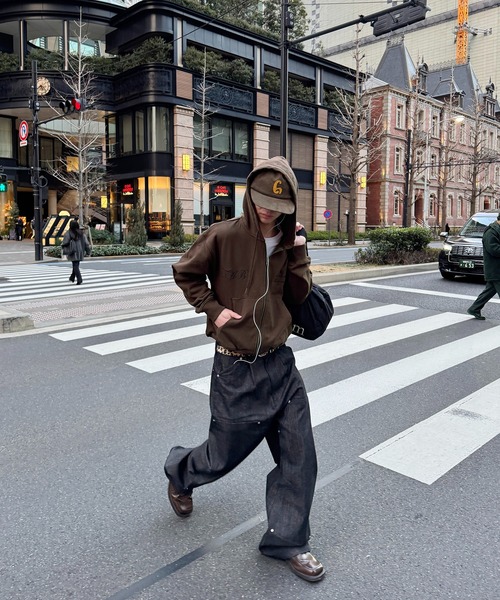 セール】DOUBLE KNEE CURVE BUGGY RIGID DENIM PANTS／ダブルニー
