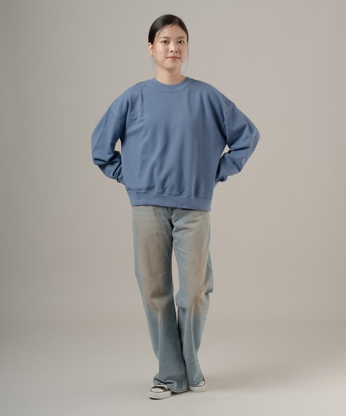 Levi's(リーバイス)の「Levi's/リーバイス ヴィンテージ ボックス スウェットシャツ(スウェット・レディース・ブルー・S/M/XS)」の6枚目の写真