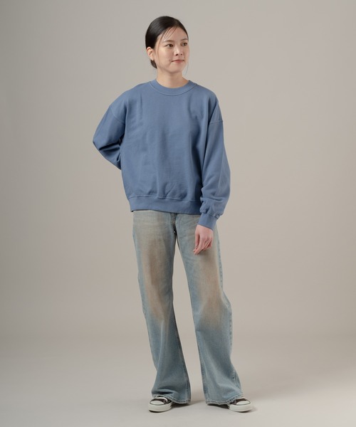 Levi's(リーバイス)の「Levi's/リーバイス ヴィンテージ ボックス スウェットシャツ(スウェット・レディース・ブルー・S/M/XS)」の5枚目の写真