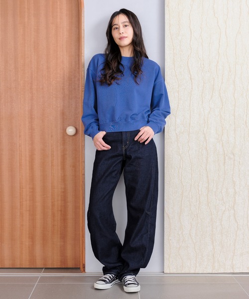 Levi's(リーバイス)の「Levi's/リーバイス ヴィンテージ ボックス スウェットシャツ(スウェット・レディース・ブルー・S/M/XS)」の14枚目の写真