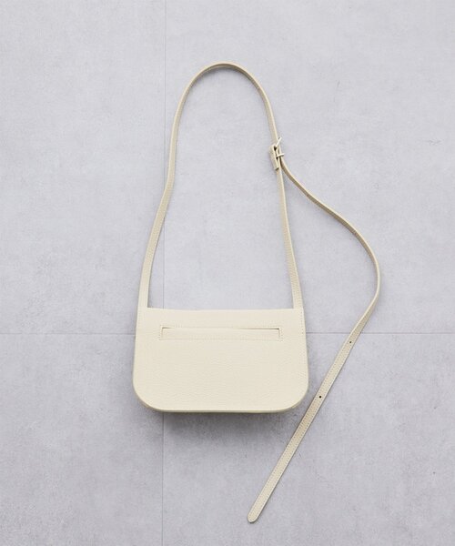 Whim Gazette（ウィムガゼット）の「【Hoaw.】ミニレザーショルダー（ショルダーバッグ・レディース・アイボリー/ブラック・FREE）」の18枚目の写真