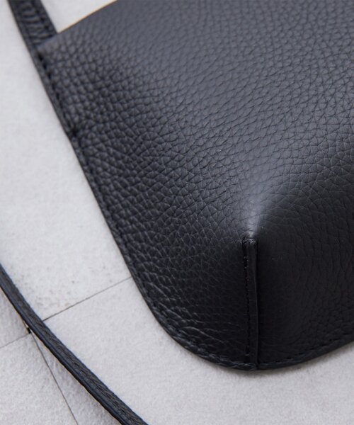 Whim Gazette（ウィムガゼット）の「【Hoaw.】ミニレザーショルダー（ショルダーバッグ・レディース・アイボリー/ブラック・FREE）」の5枚目の写真