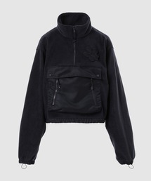 ANORAK WITH HALF ZIP AND PATCH POCKET