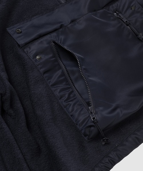 CECILIE BAHNSEN(セシリー バンセン)の「ANORAK WITH HALF ZIP AND PATCH POCKET(その他トップス・レディース・ネイビー・8/6)」の10枚目の写真