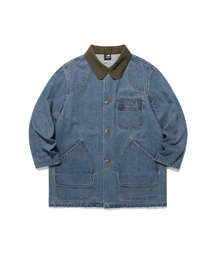 NICE GHOST CLUB（ナイスゴーストクラブ）の「DENIM WORK CAR COAT_BLUE(NG2FSUC800A)（デニムジャケット）」
