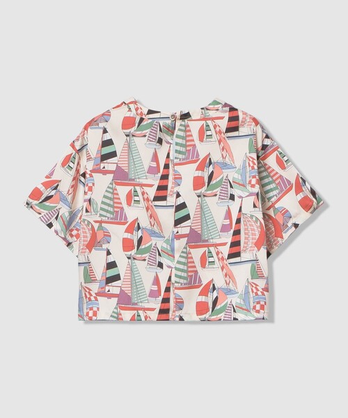 LOULOU WILLOUGHBY】RATTI マリーナプリント Tブラウス（シャツ