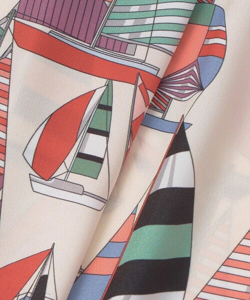 LOULOU WILLOUGHBY】RATTI マリーナプリント Tブラウス（シャツ