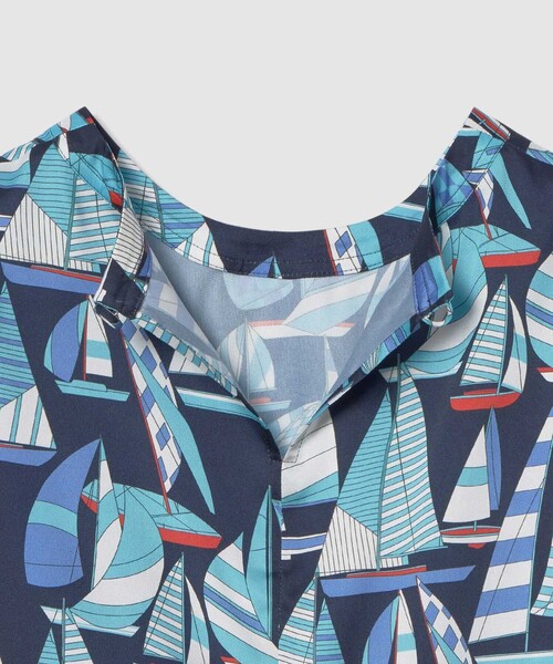 LOULOU WILLOUGHBY】RATTI マリーナプリント Tブラウス（シャツ