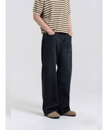 CREEDMENS（クリードマンズ）の「ヴィンテージキャットウォッシュワイドデニムパンツ（ブラック）（デニムパンツ）」