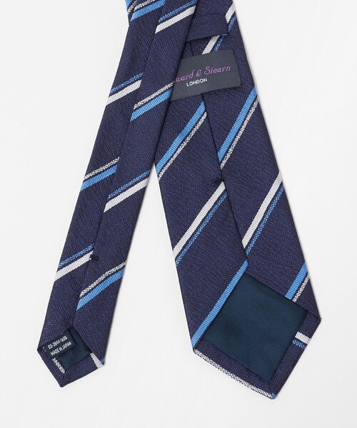 Seaward＆stearn（シーワードスターン）の「＜Seaward & Stearn＞8.0cm ストライプ5 ネクタイ（ネクタイ・メンズ・ネイビー・FREE）」の5枚目の写真