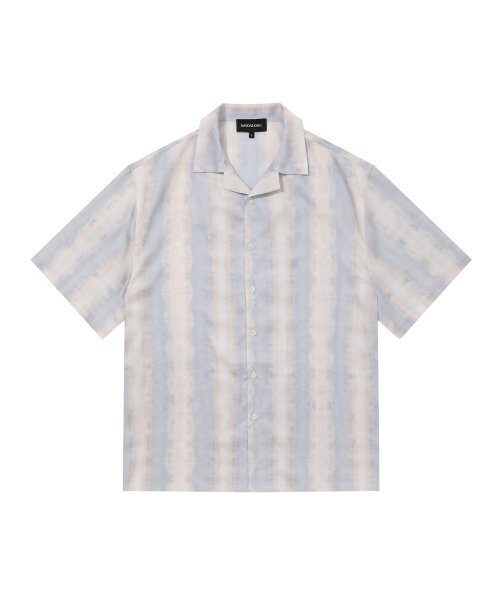 Tie dye half shirt - BEIGE