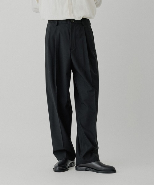 ADAM ET ROPE'(アダムエロペ)の「【DELEGANT】 ルーム スラックス(スラックス・メンズ・チャコールグレー/ブラウン系その他2/ブラック・S/L/M)」の16枚目の写真