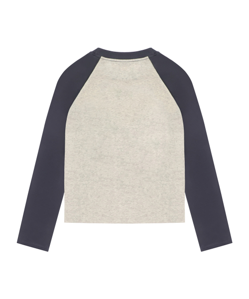 ROCKCAKE(ロックケーキ)の「96 Raglan Long Sleeve - Oatmeal(Tシャツ/カットソー・レディース・その他・S)」の2枚目の写真