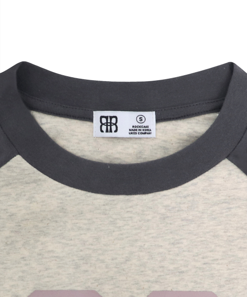 ROCKCAKE(ロックケーキ)の「96 Raglan Long Sleeve - Oatmeal(Tシャツ/カットソー・レディース・その他・S)」の3枚目の写真