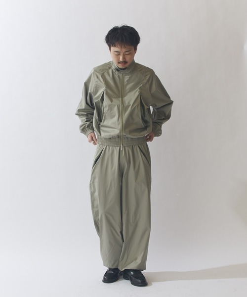 Lui's（ルイス）の「シルク混ソフトタッチイージーパンツ（その他パンツ・メンズ・オリーブ/ブラック・M/S）」の4枚目の写真