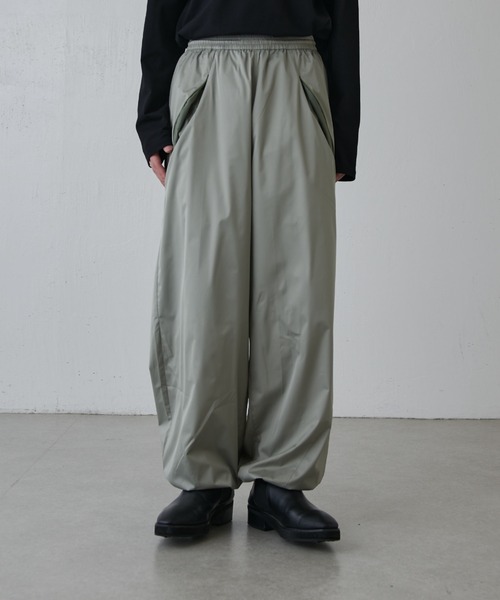 Lui's（ルイス）の「シルク混ソフトタッチイージーパンツ（その他パンツ・メンズ・オリーブ/ブラック・M/S）」の8枚目の写真