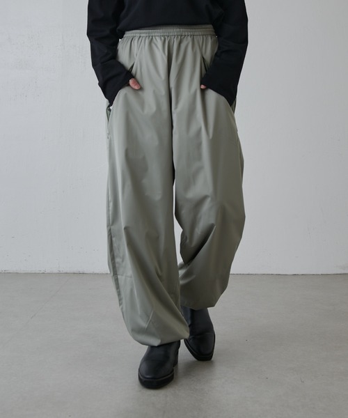 Lui's（ルイス）の「シルク混ソフトタッチイージーパンツ（その他パンツ・メンズ・オリーブ/ブラック・M/S）」の9枚目の写真