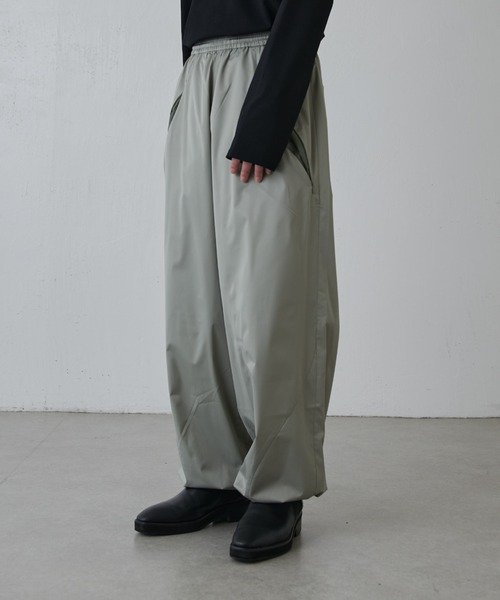 Lui's（ルイス）の「シルク混ソフトタッチイージーパンツ（その他パンツ・メンズ・オリーブ/ブラック・M/S）」の10枚目の写真