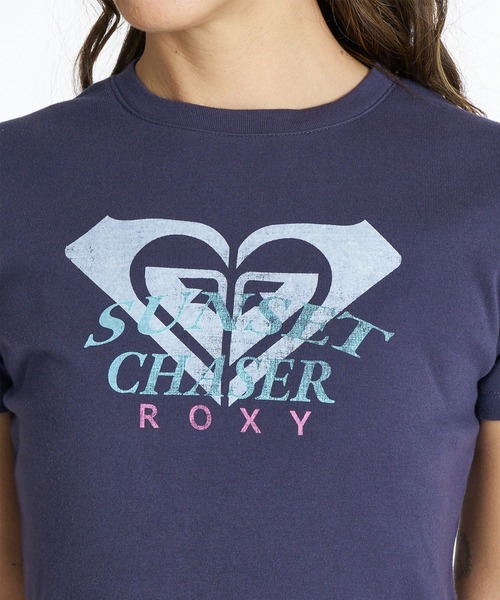 ROXY（ロキシー）の「ROXY/ロキシー 半袖 Tシャツ コンパクトT RST261644M（Tシャツ/カットソー・レディース・オレンジ/ネイビー/ホワイト・L/M）」の16枚目の写真